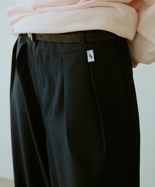 BROKEN BASE(ブロークンベース)の「Double Tuck Slacks / ダブルタックスラックス(スラックス・メンズ・グレー/ネイビー・SMALL/MEDIUM/LARGE)」の11枚目の写真
