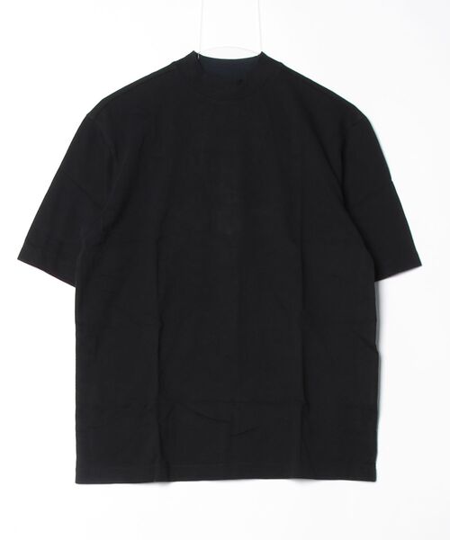 Banana Republic（バナナリパブリック）の「ヴィンテージ コットン モックネックTシャツ（Tシャツ/カットソー・レディース・ホワイト/ブラック・L/M/XS/S）」の2枚目の写真