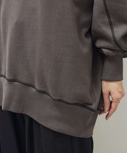 Sugar spoon（シュガースプーン）の「・SUGAR SPOON カラーstスウェット（スウェット・レディース・ライトグレー/グリーン/ボルドー/チャコールグレー/ブラック・FREE）」の8枚目の写真