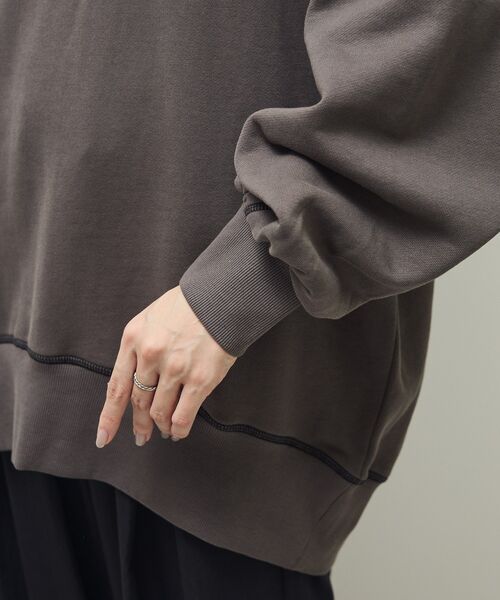 Sugar spoon（シュガースプーン）の「・SUGAR SPOON カラーstスウェット（スウェット・レディース・ライトグレー/グリーン/ボルドー/チャコールグレー/ブラック・FREE）」の14枚目の写真