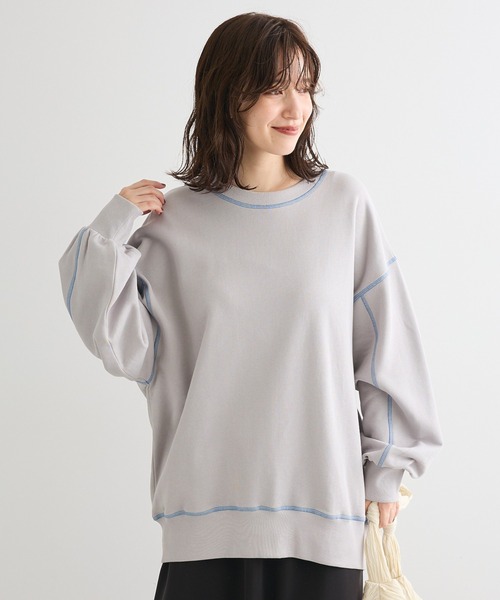 Sugar spoon（シュガースプーン）の「・SUGAR SPOON カラーstスウェット（スウェット・レディース・ライトグレー/グリーン/ボルドー/チャコールグレー/ブラック・FREE）」の4枚目の写真