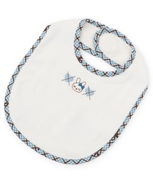 KP | mimiちゃんチェックトリミング スタイ(スタイ/よだれかけ)