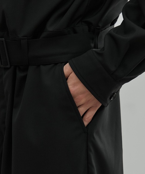 UNITED TOKYO（ユナイテッドトウキョウ）の「Super120s Wool Typewriter Jumpsuit（つなぎ/オールインワン・メンズ・ダークグレー/ブラック・2/1）」の21枚目の写真