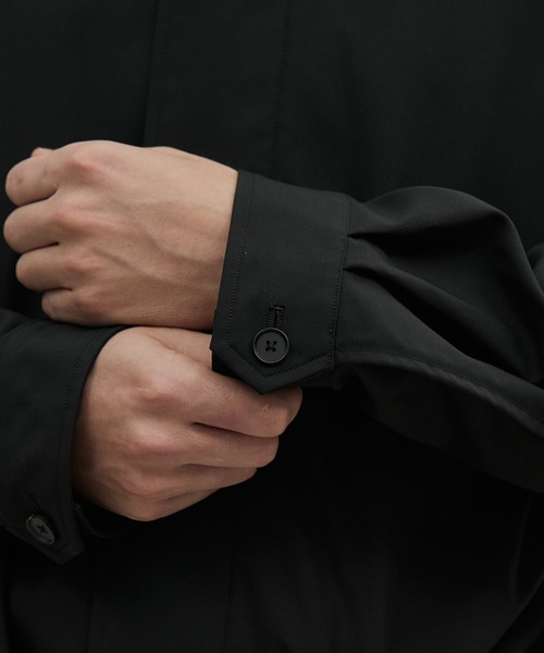 UNITED TOKYO（ユナイテッドトウキョウ）の「Super120s Wool Typewriter Jumpsuit（つなぎ/オールインワン・メンズ・ダークグレー/ブラック・2/1）」の20枚目の写真