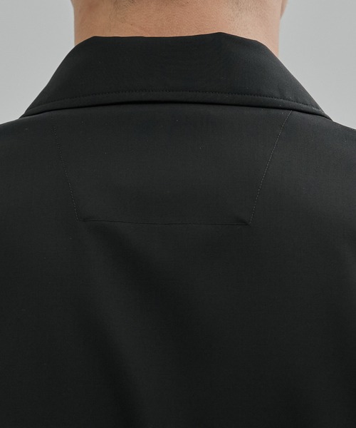 UNITED TOKYO（ユナイテッドトウキョウ）の「Super120s Wool Typewriter Jumpsuit（つなぎ/オールインワン・メンズ・ダークグレー/ブラック・2/1）」の13枚目の写真