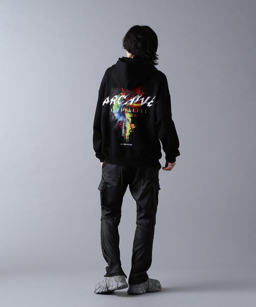 A4A(エーフォーエー)の「A4A/エーフォーエー/HOODIE ARCHIVE(パーカー・レディース・ブラック/ホワイト・L/M/S)」の6枚目の写真