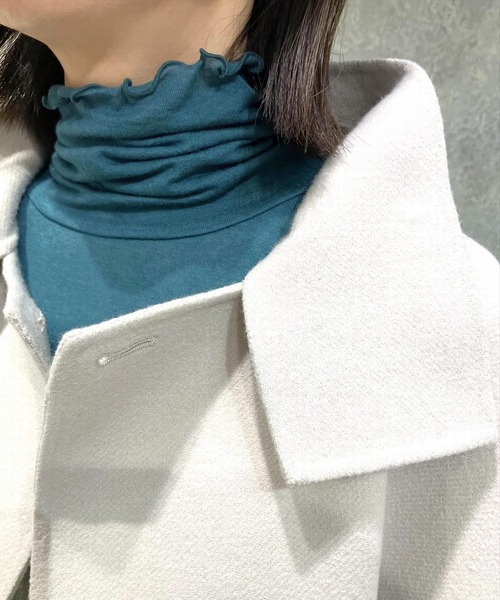 Q（キュー）の「マシュマロタートル（Tシャツ/カットソー・レディース・レッド/アイボリー/エメラルド/ブラック/ライトグレー/ネイビー/イエロー・MEDIUM）」の5枚目の写真