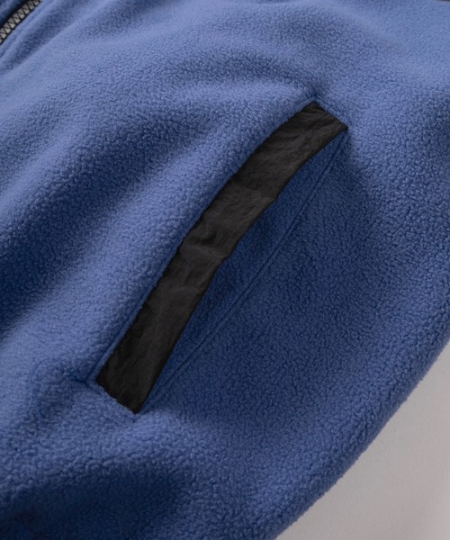 70】【GERRY/ジェリー】フリース ナイロン 切替 ジップジャケット