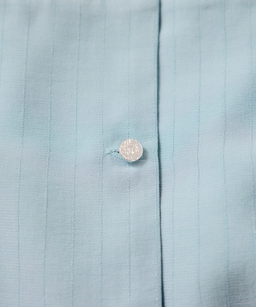 VIS（ビス）の「ランダムピンタックボウタイブラウス（シャツ/ブラウス・レディース・サックスブルー/ホワイト系その他/ネイビー・FREE）」の19枚目の写真