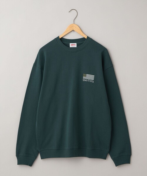 SMITH'S(スミス)の「SMITH’S(スミス)別注バックプリントスウェット(スウェット・メンズ・ホワイト/ネイビー/ダークグリーン・XL/L/M/S)」の2枚目の写真