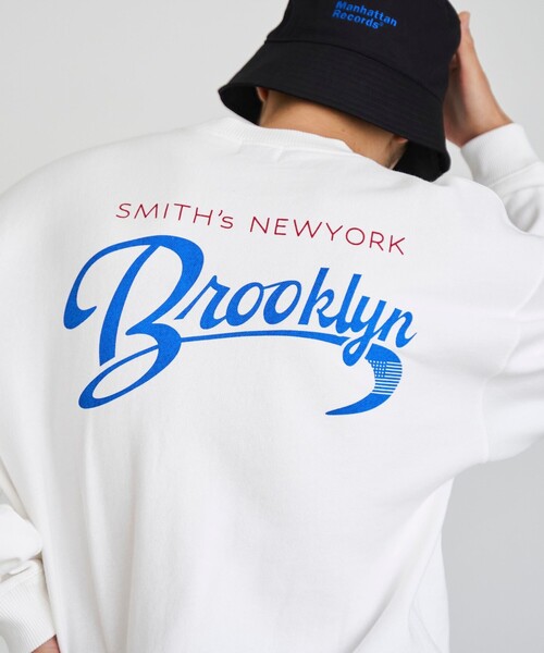 SMITH'S(スミス)の「SMITH’S(スミス)別注バックプリントスウェット(スウェット・メンズ・ホワイト/ネイビー/ダークグリーン・XL/L/M/S)」の7枚目の写真