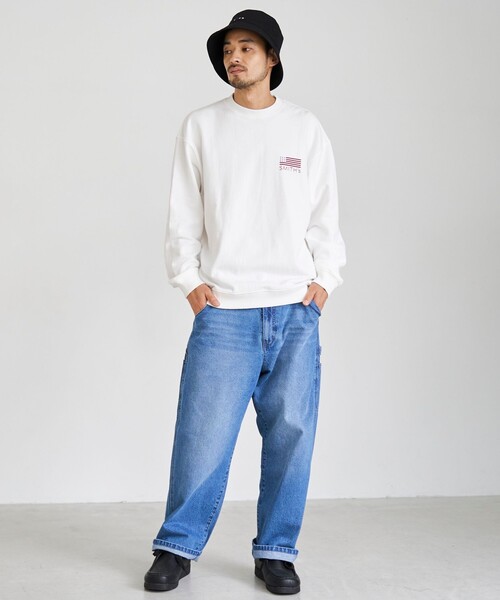 SMITH'S(スミス)の「SMITH’S(スミス)別注バックプリントスウェット(スウェット・メンズ・ホワイト/ネイビー/ダークグリーン・XL/L/M/S)」の11枚目の写真