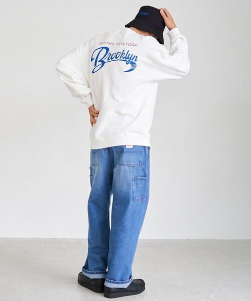 SMITH'S(スミス)の「SMITH’S(スミス)別注バックプリントスウェット(スウェット・メンズ・ホワイト/ネイビー/ダークグリーン・XL/L/M/S)」の12枚目の写真