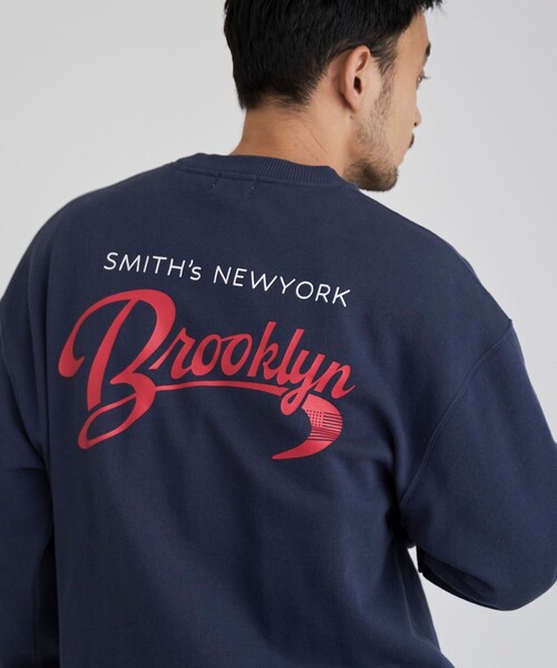 SMITH'S(スミス)の「SMITH’S(スミス)別注バックプリントスウェット(スウェット・メンズ・ホワイト/ネイビー/ダークグリーン・XL/L/M/S)」の16枚目の写真