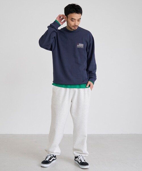 SMITH'S(スミス)の「SMITH’S(スミス)別注バックプリントスウェット(スウェット・メンズ・ホワイト/ネイビー/ダークグリーン・XL/L/M/S)」の18枚目の写真