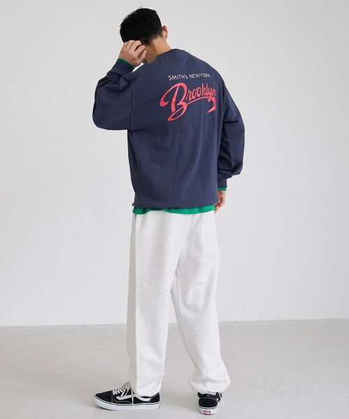 SMITH'S(スミス)の「SMITH’S(スミス)別注バックプリントスウェット(スウェット・メンズ・ホワイト/ネイビー/ダークグリーン・XL/L/M/S)」の20枚目の写真