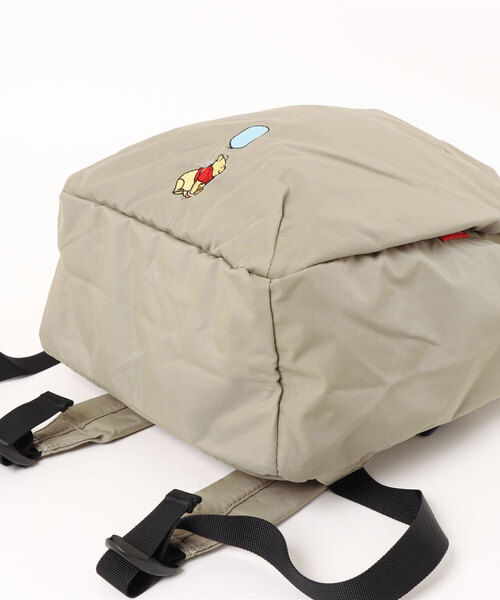 Manhattan Portage（マンハッタンポーテージ）の「QUEENSBORO BP NYLON TUSSAH QUILL 25 / POOH（バックパック/リュック・レディース・ベージュ/ブラック・MEDIUM）」の21枚目の写真