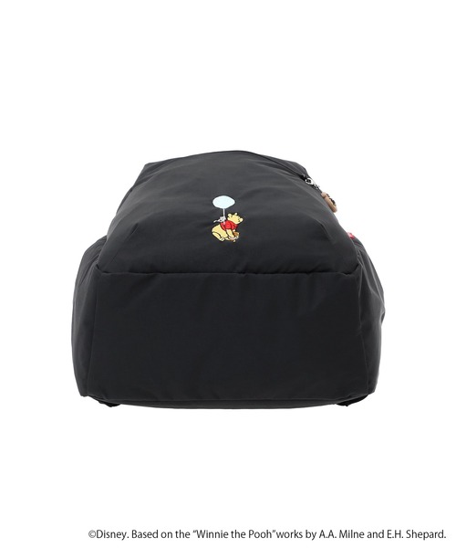 Manhattan Portage（マンハッタンポーテージ）の「QUEENSBORO BP NYLON TUSSAH QUILL 25 / POOH（バックパック/リュック・レディース・ベージュ/ブラック・MEDIUM）」の6枚目の写真