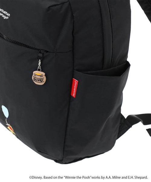 Manhattan Portage（マンハッタンポーテージ）の「QUEENSBORO BP NYLON TUSSAH QUILL 25 / POOH（バックパック/リュック・レディース・ベージュ/ブラック・MEDIUM）」の9枚目の写真