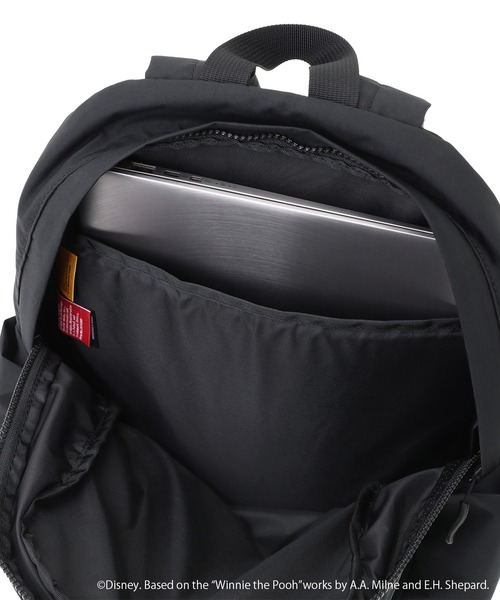 Manhattan Portage（マンハッタンポーテージ）の「QUEENSBORO BP NYLON TUSSAH QUILL 25 / POOH（バックパック/リュック・レディース・ベージュ/ブラック・MEDIUM）」の16枚目の写真