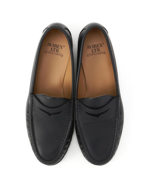 AVIREX(アヴィレックス)の「HANDSEWN MOCCASIN MFG by REGAL CORPOLATION / ハンドソーン モカシン / AVIREX / アヴィレックス / リーガル(その他シューズ・メンズ・ブラック・26.0cm/27.0cm/25.0cm)」の2枚目の写真