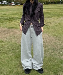 カーブ切り替えスウェットパンツ
