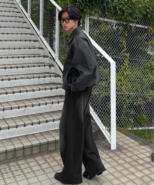 sedacle(セダクル)の「カーブ切り替えスウェットパンツ(スウェットパンツ・メンズ・ブラック/グレー・SMALL/MEDIUM/LARGE)」の11枚目の写真
