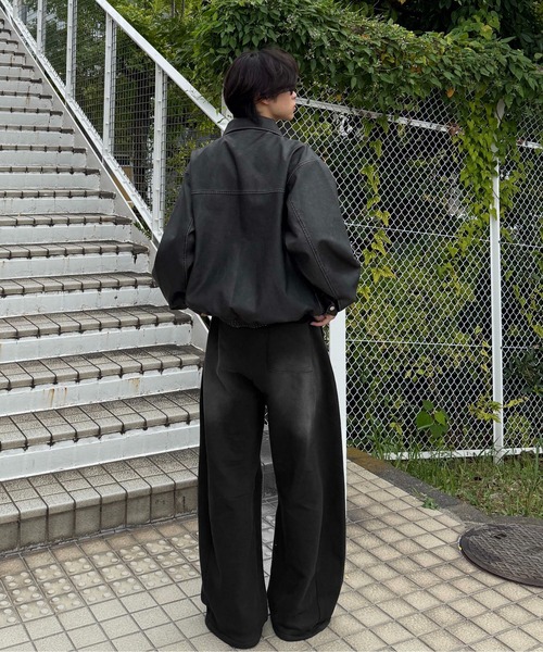 sedacle(セダクル)の「カーブ切り替えスウェットパンツ(スウェットパンツ・メンズ・ブラック/グレー・SMALL/MEDIUM/LARGE)」の12枚目の写真
