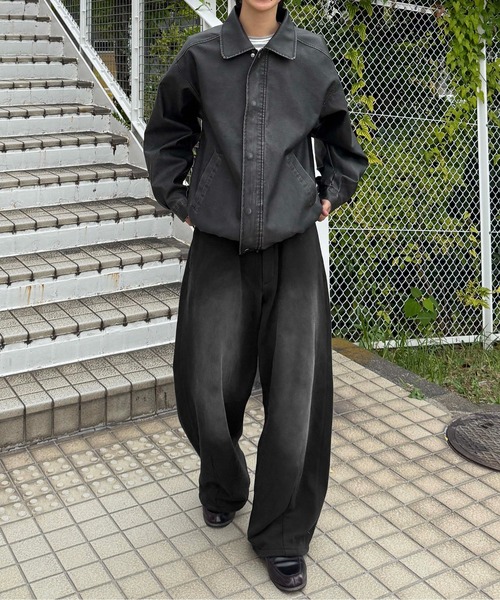 sedacle(セダクル)の「カーブ切り替えスウェットパンツ(スウェットパンツ・メンズ・ブラック/グレー・SMALL/MEDIUM/LARGE)」の9枚目の写真