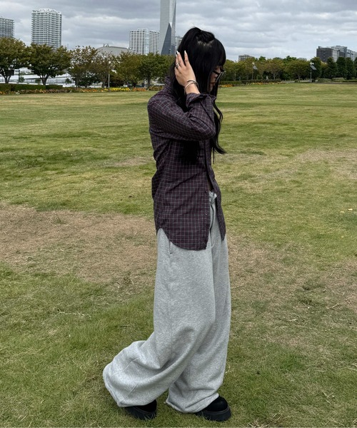 sedacle(セダクル)の「カーブ切り替えスウェットパンツ(スウェットパンツ・メンズ・ブラック/グレー・SMALL/MEDIUM/LARGE)」の20枚目の写真