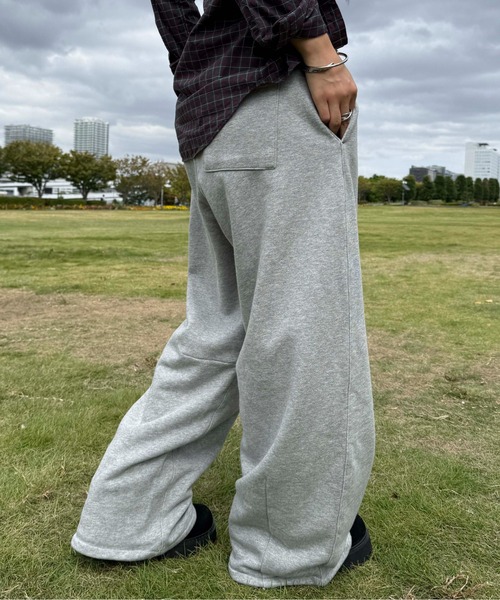 sedacle(セダクル)の「カーブ切り替えスウェットパンツ(スウェットパンツ・メンズ・ブラック/グレー・SMALL/MEDIUM/LARGE)」の16枚目の写真
