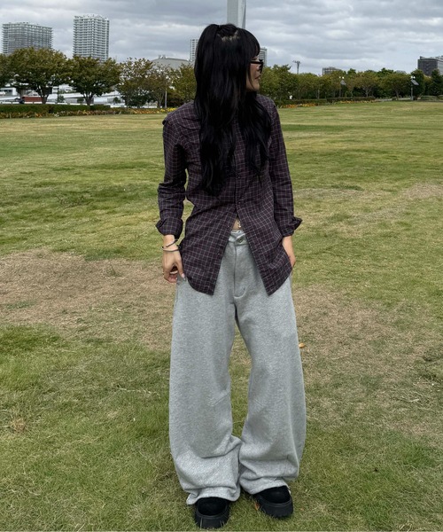 sedacle(セダクル)の「カーブ切り替えスウェットパンツ(スウェットパンツ・メンズ・ブラック/グレー・SMALL/MEDIUM/LARGE)」の17枚目の写真