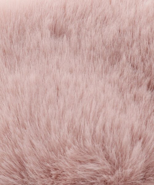 SHOO・LA・RUE（シューラルー）の「フェイクファー差し込みマフラー（ストール/ショール・レディース・ピンク系/ベージュ/ダークグレー/ブラウン系/オフホワイト・00）」の10枚目の写真