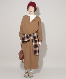 GEORGE'S（ジョージズ）の「リブヘンリーワンピース（ワンピース）」