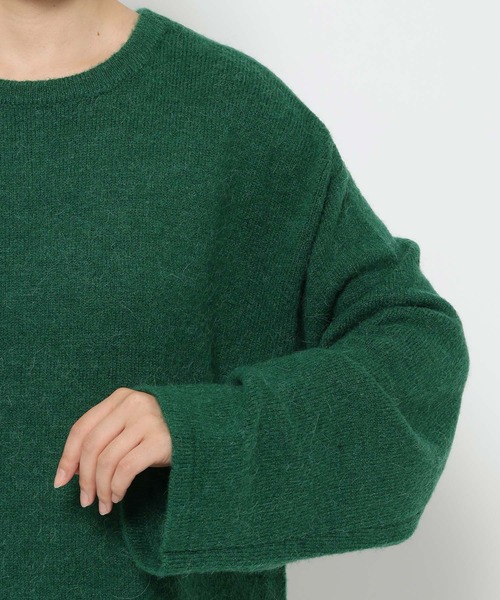 mysty woman(ミスティウーマン)の「ニットストールSETプルオーバー 603626(ニット/セーター・レディース・ホワイト系その他/グリーン/ブラウン・FREE)」の13枚目の写真