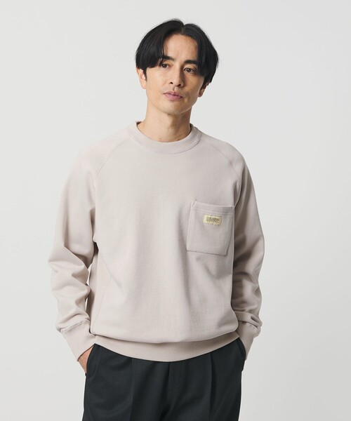 UNIVERSAL OVERALL(ユニバーサルオーバーオール)の「【別注】<UNIVERSAL OVERALL>1ポケット スウェット(スウェット・メンズ・ブラック/ライトグレー/ダークブラウン/オフホワイト・S/XL/M/L)」の3枚目の写真