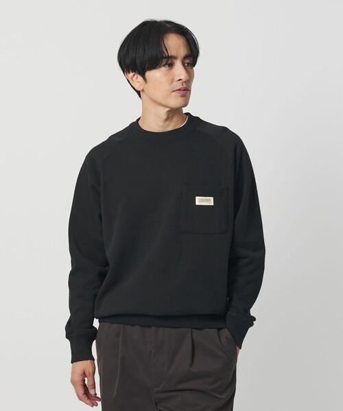 UNIVERSAL OVERALL(ユニバーサルオーバーオール)の「【別注】<UNIVERSAL OVERALL>1ポケット スウェット(スウェット・メンズ・ブラック/ライトグレー/ダークブラウン/オフホワイト・S/XL/M/L)」の2枚目の写真