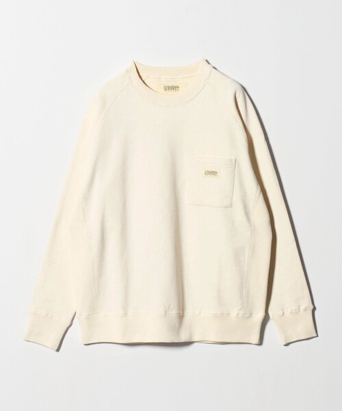 UNIVERSAL OVERALL(ユニバーサルオーバーオール)の「【別注】<UNIVERSAL OVERALL>1ポケット スウェット(スウェット・メンズ・ブラック/ライトグレー/ダークブラウン/オフホワイト・S/XL/M/L)」の10枚目の写真