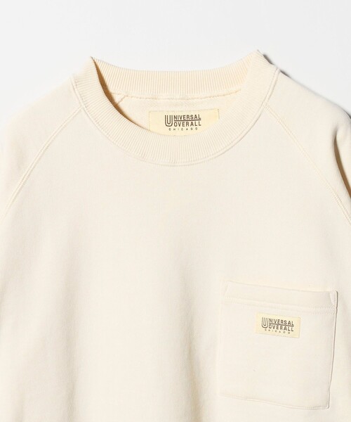 UNIVERSAL OVERALL(ユニバーサルオーバーオール)の「【別注】<UNIVERSAL OVERALL>1ポケット スウェット(スウェット・メンズ・ブラック/ライトグレー/ダークブラウン/オフホワイト・S/XL/M/L)」の12枚目の写真