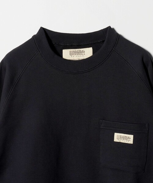 UNIVERSAL OVERALL(ユニバーサルオーバーオール)の「【別注】<UNIVERSAL OVERALL>1ポケット スウェット(スウェット・メンズ・ブラック/ライトグレー/ダークブラウン/オフホワイト・S/XL/M/L)」の16枚目の写真