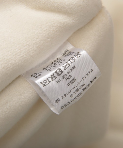 PENDLETON(ペンドルトン)の「PENDLETON ペンドルトン PLAINS STAR BOA MUFFLER プレインズスター ジャガードボア 中綿入り マフラー(マフラー・レディース・ベージュ/グレー・FREE)」の10枚目の写真