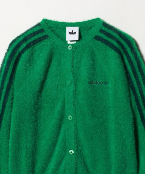 adidas Originals(アディダスオリジナルス)の「<adidas Originals>フラッフィー カーディガン(カーディガン/ボレロ・レディース・ケリーグリーン/ネイビー・M)」の9枚目の写真