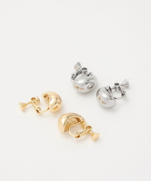 green label relaxing(グリーンレーベルリラクシング)の「【WEB限定】ドロップモチーフ イヤリング(イヤリング・レディース・ゴールド/シルバー・FREE)」の9枚目の写真