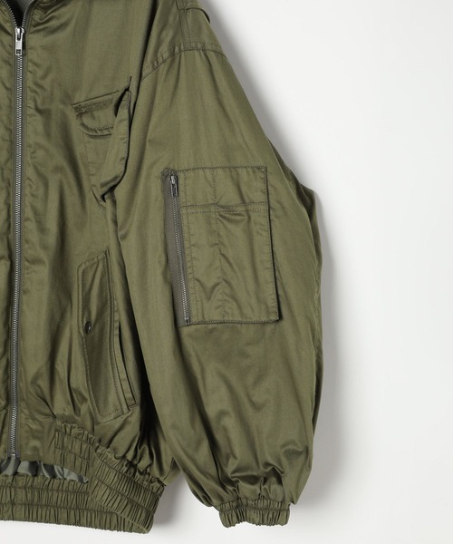 LEPSIM（レプシィム）の「襟ニットミリタリーブルゾン　599149（ブルゾン・レディース・カーキ/ブラック・FREE）」の22枚目の写真