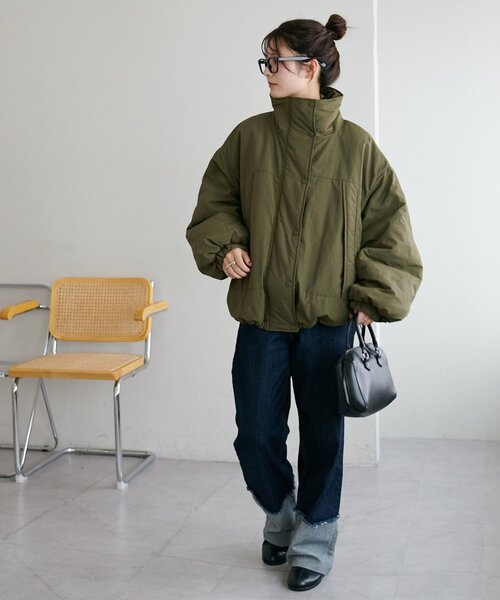 セール】【WEB限定】スタンドショートモンスタージャケット（ダウン