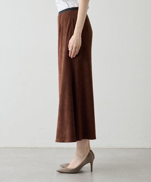 Drawing Numbers（ドローイング ナンバーズ）の「【Drawing Numbers】フェイクスエードバイアススカート（スカート・レディース・ブラウン/ブラック・36/38）」の19枚目の写真