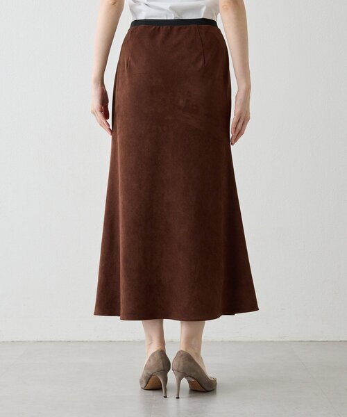 Drawing Numbers（ドローイング ナンバーズ）の「【Drawing Numbers】フェイクスエードバイアススカート（スカート・レディース・ブラウン/ブラック・36/38）」の20枚目の写真