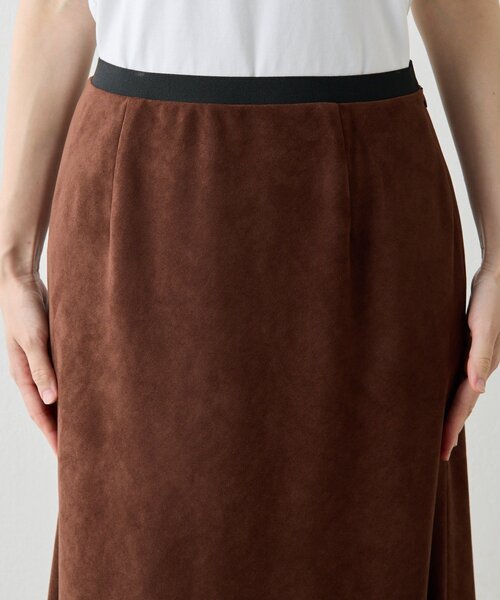 Drawing Numbers（ドローイング ナンバーズ）の「【Drawing Numbers】フェイクスエードバイアススカート（スカート・レディース・ブラウン/ブラック・36/38）」の21枚目の写真