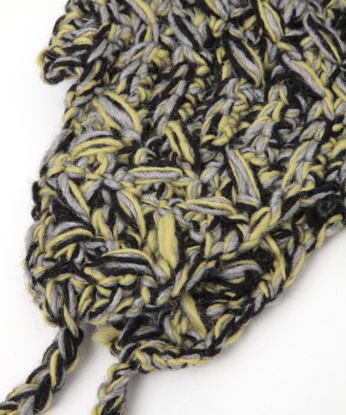 niko and...（ニコアンド）の「オリジナルイヤーフラップニット帽（ニットキャップ/ビーニー・レディース・オレンジ/イエロー・0）」の13枚目の写真