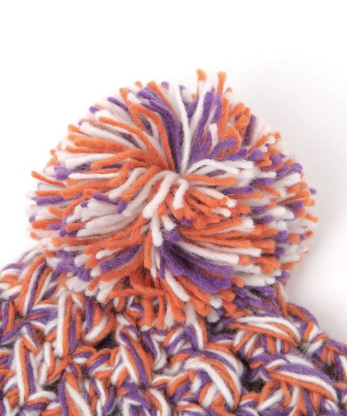 niko and...（ニコアンド）の「オリジナルイヤーフラップニット帽（ニットキャップ/ビーニー・レディース・オレンジ/イエロー・0）」の8枚目の写真